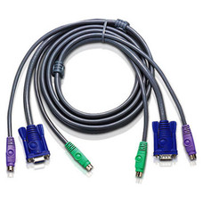 Aten 2L5005P cable para video, teclado y rat&oacute;n (kvm) 5 m (Espera 4 dias)