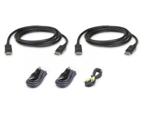 Aten 2L-7D02UDPX5 cable para video, teclado y ratón (kvm) 1,8 m Negro (Espera 4 dias)