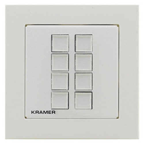 KRAMER CONTROL 8–BUTTON ETHERNET AND KNET™ 1-GANG CONTROL KEYPAD, POE - RC-308/EU-80/86(W) (30-804701590) (Espera 4 dias)-SX40 KRAMER CONTROL 8–BUTTON ETHERNET AND KNET™ 1-GANG CONTROL KEYPAD, POE - RC-308/EU-80/86(W) (30-804701590) (Espera 4 dias)