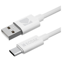 CABLE USB-A A USB-C 1M KODAK 30425965 COLOR BLANCO-SX58 CABLE USB-A A USB-C 1M KODAK 30425965 COLOR BLANCO