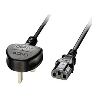 Lindy 30435 cable de transmisi&oacute;n Negro 5 m C13 acoplador (Espera 4 dias)