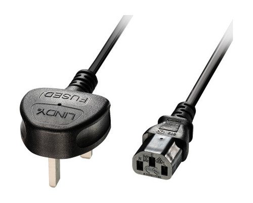 Lindy 30435 cable de transmisi&oacute;n Negro 5 m C13 acoplador (Espera 4 dias)