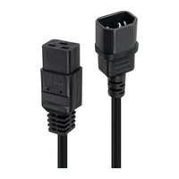 Lindy 30490 cable de transmisi&oacute;n Negro 1 m IEC C14 IEC C19 (Espera 4 dias)