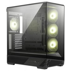 CAJA MSI MAG PANO 130R PZ,3X2.5"+2X2.5"/3.5”,3X120+1X120MM (ARGB),2XUSB3.2+1USB3.2 TYPE C+AUDIO+MICRO,MID TOWER,NEGRA (Espera 4 dias)