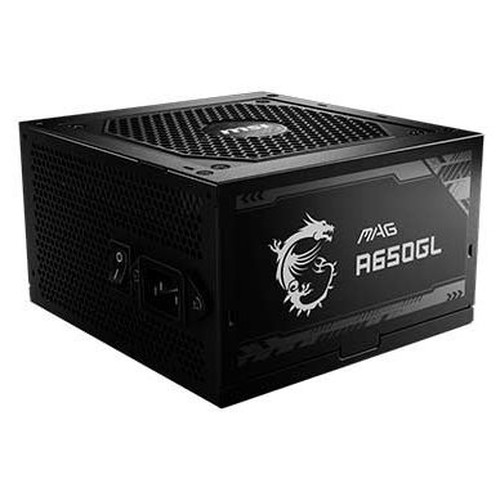 MSI MAG A650GL unidad de fuente de alimentación 650 W 20+4 pin ATX ATX Negro (Espera 4 dias)-SX20 MSI MAG A650GL unidad de fuente de alimentación 650 W 20+4 pin ATX ATX Negro (Espera 4 dias)