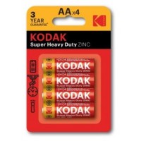 PILAS AA KODAK EXTRA HEAVY DUTY ZINC LR6 PACK 4-SX26 PILAS AA KODAK EXTRA HEAVY DUTY ZINC LR6 PACK 4