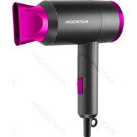 SECADOR DE PELO PLEGABLE DE VIAJE 1800W NEGRO AIGOSTAR (Espera 4 dias)-SX30 SECADOR DE PELO PLEGABLE DE VIAJE 1800W NEGRO AIGOSTAR (Espera 4 dias)