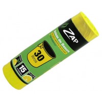 ROLLO 15 UNIDADES BOLSA BASURA AMARILLO OLOR LIMON 30 LITROS ZAP 320185 (Espera 4 dias)-SX32 ROLLO 15 UNIDADES BOLSA BASURA AMARILLO OLOR LIMON 30 LITROS ZAP 320185 (Espera 4 dias)