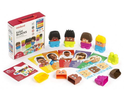 JUEGO EMOTIBLOCKS 6 PERSONAJES MINILAND 32350 (Espera 4 dias)