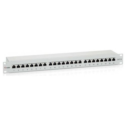 PATCH PANEL 24 PUERTOS PREMIUM CATEGORIA 6 APANTALLADO