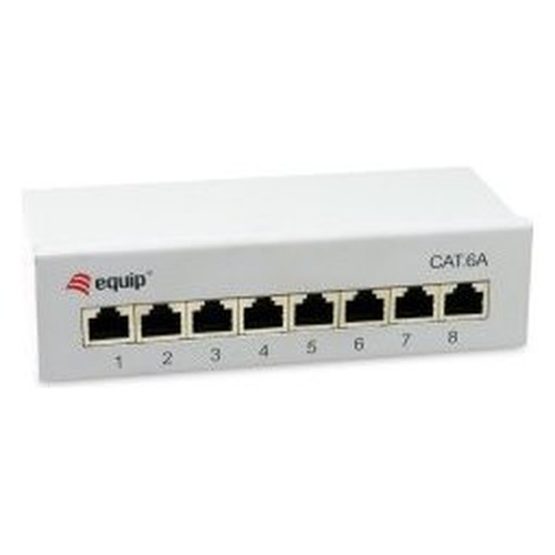 PATCH PANEL DE SOBREMESA EQUIP CAT.6A APANTALLADO 8-SX30 PATCH PANEL DE SOBREMESA EQUIP CAT.6A APANTALLADO 8