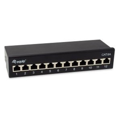 PATCH PANEL DE SOBREMESA EQUIP CAT.6A APANTALLADO 12