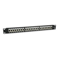PATCH PANEL 24 PUERTOS CATEGORIA 6A 1U COLOR NEGRO-SX40 PATCH PANEL 24 PUERTOS CATEGORIA 6A 1U COLOR NEGRO