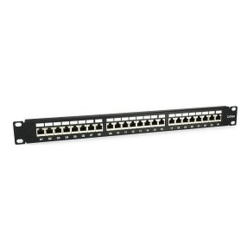 PATCH PANEL 24 PUERTOS CATEGORIA 6A 1U COLOR NEGRO-SX40 PATCH PANEL 24 PUERTOS CATEGORIA 6A 1U COLOR NEGRO