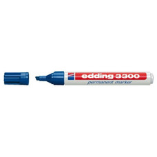 EDDING Marcador permanente 3300 punta biselada trazo 1 a 5mm azul-IR41 EDDING Marcador permanente 3300 punta biselada trazo 1 a 5mm azul