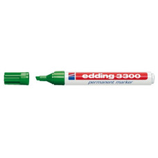 EDDING Marcador permanente 3300 punta biselada trazo 1 a 5mm verde-IR41 EDDING Marcador permanente 3300 punta biselada trazo 1 a 5mm verde