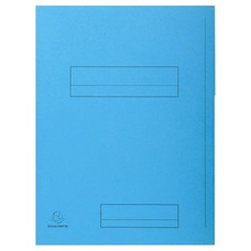 EXACOMPTA Paq.50 subcarpetas 2 solapas 210g 5 azul claro