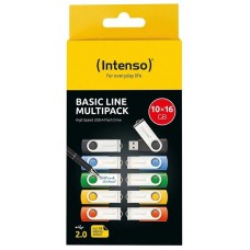 Intenso Basic Line Multipack Lápiz USB 2.0 4GB 10u