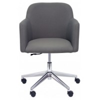 PIQUERAS Y CRESPO NOWY STYL Sillon Athena giratorio tapizado era gris