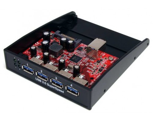 STARTECH PANEL HUB USB 3.0 BAHÍA 3,5 O 5,25 PULGAD