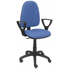 SILLA ALGARRA BALI AZUL MARINO BRAZOS FIJOS