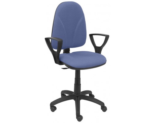 SILLA ALGARRA BALI AZUL CLARO BRAZOS FIJOS