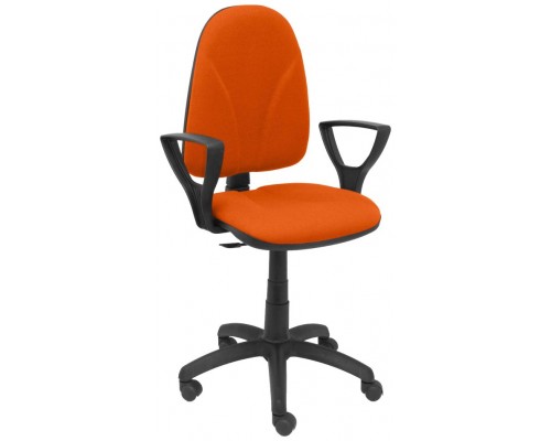 SILLA ALGARRA BALI NARANJA BRAZOS FIJOS