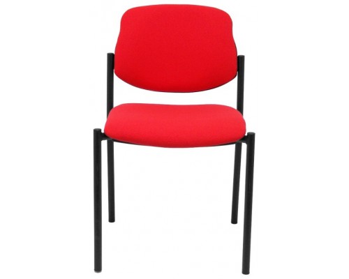 SILLA FIJA VILLALGORDO BALI ROJO CHASIS NEGRO