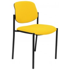 SILLA FIJA VILLALGORDO BALI AMARILLO CHASIS NEGRO