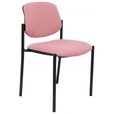 SILLA FIJA VILLALGORDO BALI ROSA CHASIS NEGRO