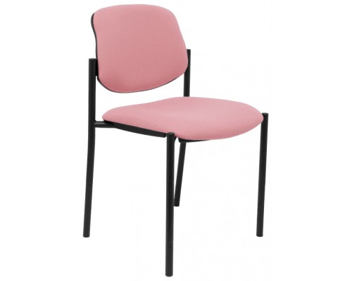 SILLA FIJA VILLALGORDO BALI ROSA CHASIS NEGRO