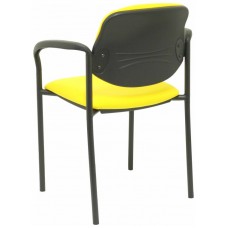 SILLA FIJA VILLALGORDO BALI AMARILLO CHASIS NEGRO