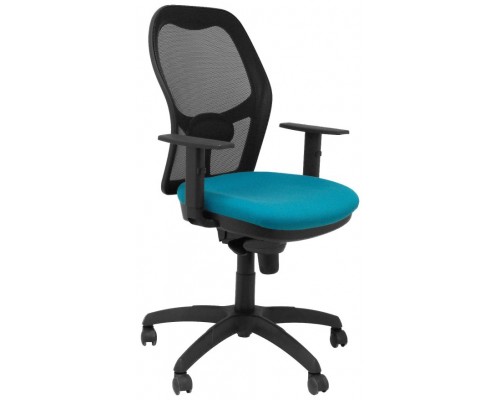 SILLA JORQUERA MALLA NEGRA ASIENTO BALI VERDE