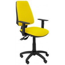 SILLA ELCHE SINCRO SIMILPIEL AMARILLO CON BRAZO R