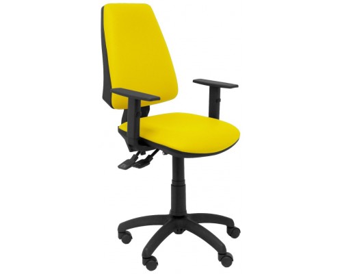 SILLA ELCHE SINCRO SIMILPIEL AMARILLO CON BRAZO R