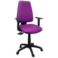 SILLA ELCHE SINCRO SIMILPIEL MORADO CON BRAZO REG