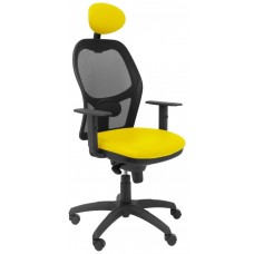 SILLA JORQUERA MALLA NEGRA ASIENTO SIMILPIEL AMAR