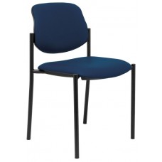 SILLA FIJA VILLALGORDO SIMILPIEL AZUL MARINO CHAS