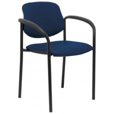 SILLA FIJA VILLALGORDO SIMILPIEL AZUL MARINO CHAS