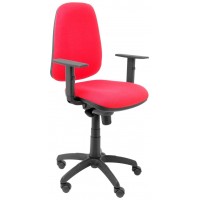 SILLA TARANCÓN BALI ROJO CON BRAZOS REGULABLES