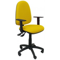 SILLA TRIBALDOS AMARILLO CON BRAZOS REGULABLES