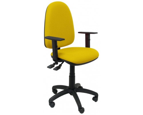 SILLA TRIBALDOS AMARILLO CON BRAZOS REGULABLES