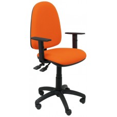 SILLA TRIBALDOS NARANJA CON BRAZOS REGULABLES