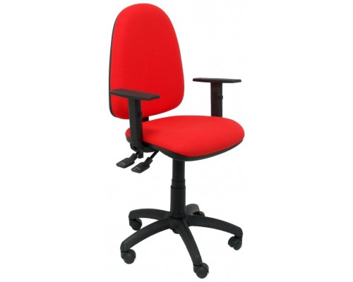 SILLA TRIBALDOS ROJO CON BRAZOS REGULABLES