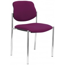 SILLA FIJA VILLALGORDO BALI MORADO CHASIS CROMO