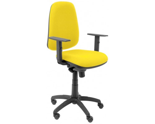 SILLA TARANCÓN BALI AMARILLO CON BRAZOS REGULABLE