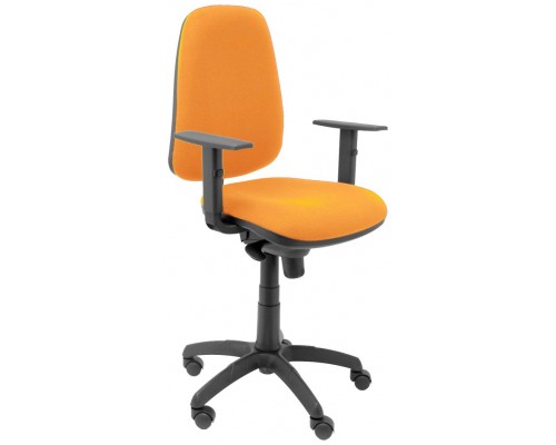 SILLA TARANCÓN BALI NARANJA CON BRAZOS REGULABLES