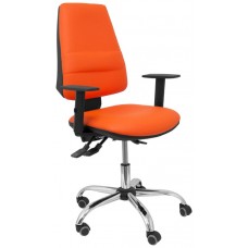 SILLA ELCHE S 24 HORAS SIMILPIEL NARANJA CON REFU