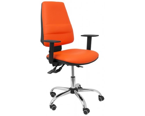 SILLA ELCHE S 24 HORAS SIMILPIEL NARANJA CON REFU