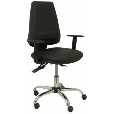 SILLA ELCHE S 24 HORAS SIMILPIEL NEGRO CON REFUER